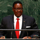 Arthur Peter Mutharika, President of Malawi, addresses the 69th United Nations General Assembly at the U.N. headquarters in New York September 25, 2014.